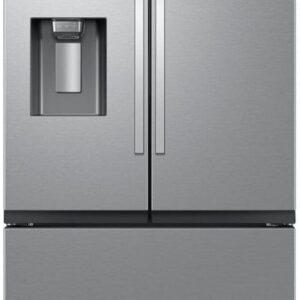 36" 3-Door Fridge with Ice and Water Dispenser for Ultimate Convenience