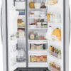 GE 23.0 Cu. Ft. Side-By-Side Refrigerator: Efficient Storage and Modern Design - Image 3