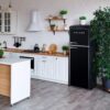 Galanz GLR12TBKEFR Retro Black Refrigerator: Dual Door, 12 Cu Ft Capacity - Image 2