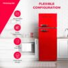 Retro Frigidaire EFR753-Red 2 Door Refrigerator: Stylish 7.5 cu ft Storage - Image 7