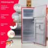 Retro Frigidaire EFR753-Red 2 Door Refrigerator: Stylish 7.5 cu ft Storage - Image 4