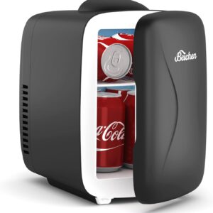 Compact 4L Mini Fridge: Rapid Cooling for Skincare, Office, and Car