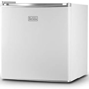 Compact BLACK+DECKER BCRK17W Mini Fridge: Energy Star, 1.7 Cu Ft, White