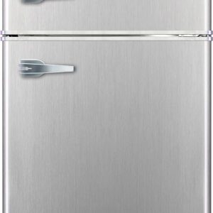 Compact Frigidaire EFR341 Mini Bar Fridge: Stylish Stainless Steel Design