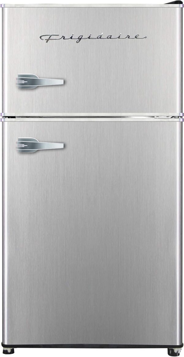 Compact Frigidaire EFR341 Mini Bar Fridge: Stylish Stainless Steel Design