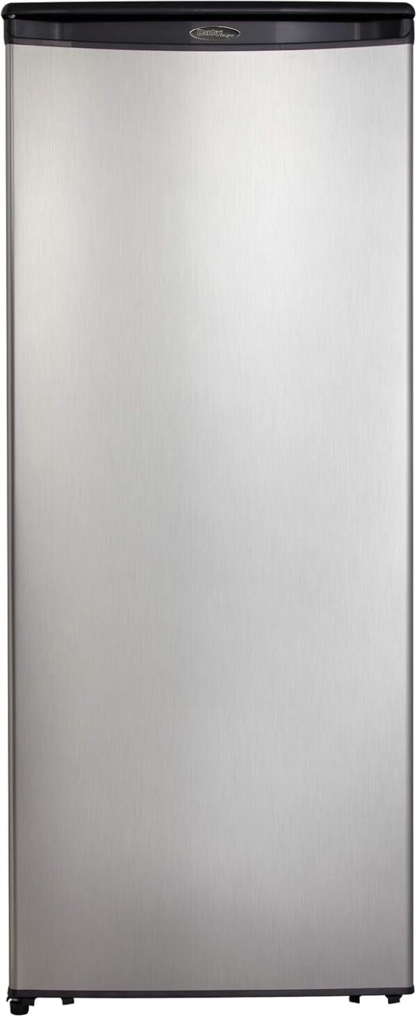 Danby Designer 11 Cu.Ft. Stainless Apartment Refrigerator for Small Spaces