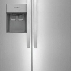 Frigidaire 33" Side-by-Side Refrigerator: 22.2 cu. ft., Ice Maker & LED Lighting