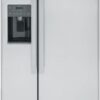 GE 23.0 Cu. Ft. Side-By-Side Refrigerator: Efficient Storage and Modern Design