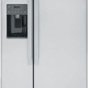 GE 23.0 Cu. Ft. Side-By-Side Refrigerator: Efficient Storage and Modern Design