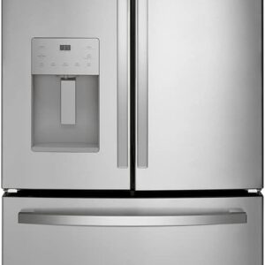 GE ENERGY STAR 25.6 Cu. Ft. French-Door Refrigerator: Fingerprint Resistant and Efficient