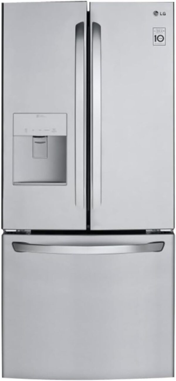 LG LFDS22520S French Door Refrigerator: Stylish, Spacious, and Convenient Water Dispenser