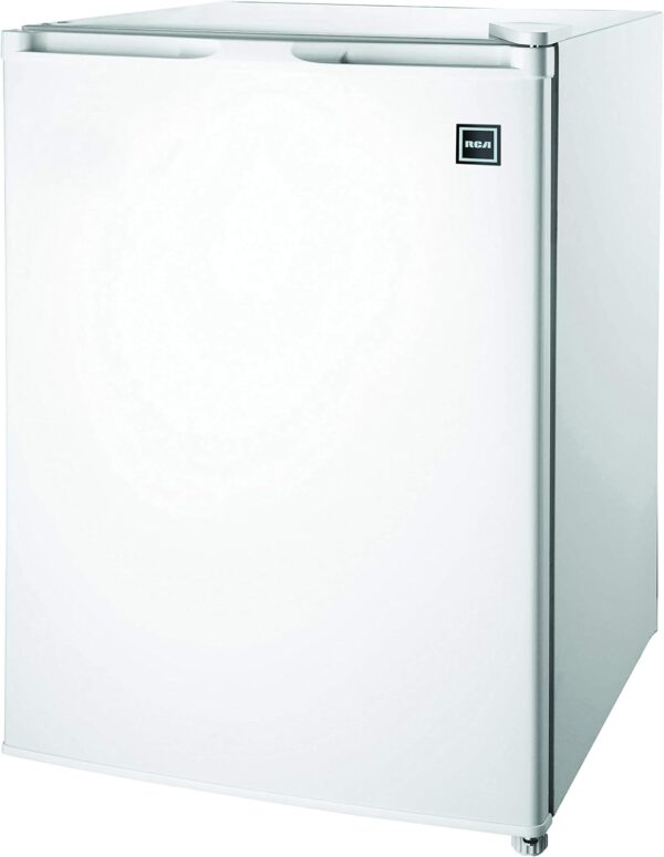 RCA RFR283-WHITE Compact Refrigerator: Stylish 2.6 Cu. Ft. Cooling Solution