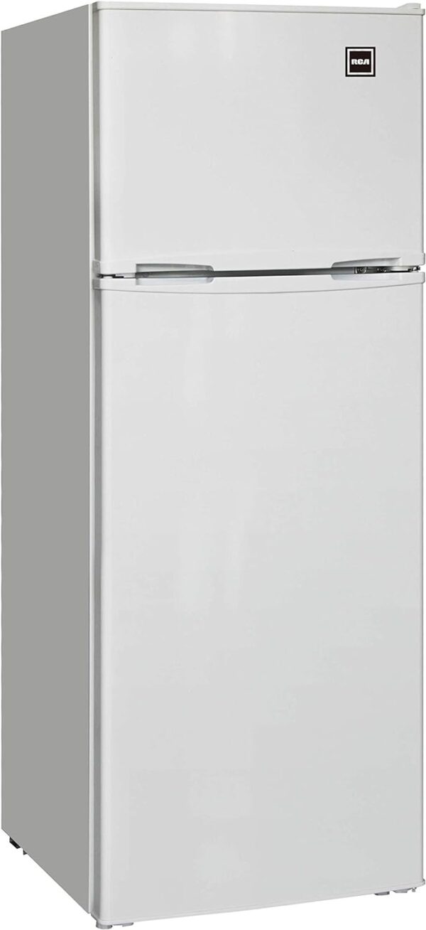 RCA RFR741-WHITE Compact Fridge: Perfect Apartment Size, 7.5 Cu Ft, White