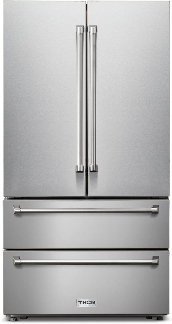 Thor Kitchen 36-Inch French Door Refrigerator: Professional Design & Freezer Drawer