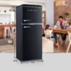 Galanz GLR46TBKER Retro Mini Fridge: Stylish Compact Refrigerator with Freezer - Image 6