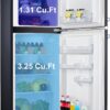 Galanz GLR46TBKER Retro Mini Fridge: Stylish Compact Refrigerator with Freezer - Image 2