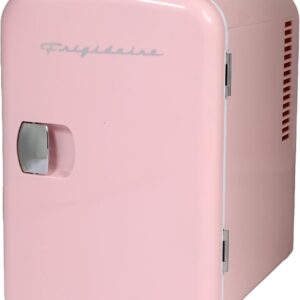 Compact Pink Personal Fridge: Cools, Heats, Eco-Friendly, Perfect for Home & Car