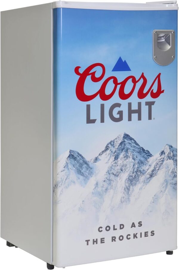 Coors Light Mini Fridge: Compact, Portable Cooler for Dorms and Rec Rooms