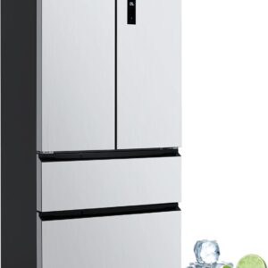 French Door Counter Depth Refrigerator 18.8 Cu. Ft. with Bottom Freezer