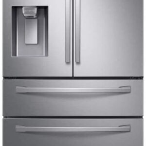 SAMSUNG RF24R7201SR: Versatile 4-Door Refrigerator with FlexZone Drawer in Stainless Steel