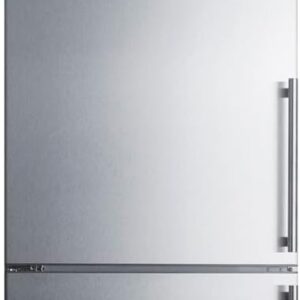 Summit Appliance FFBF181ES2LHD: 24" Stainless Steel Bottom Freezer Refrigerator